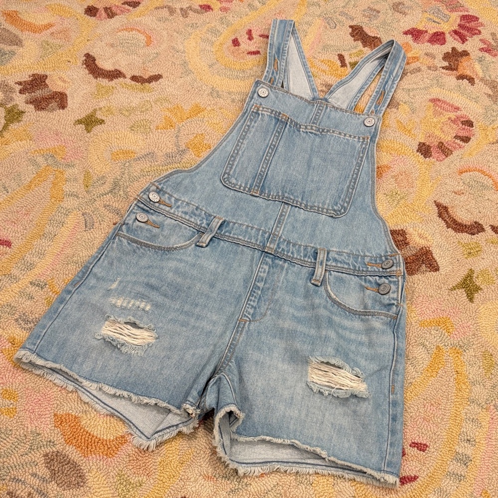 Old Navy Light Blue Denim Overalls